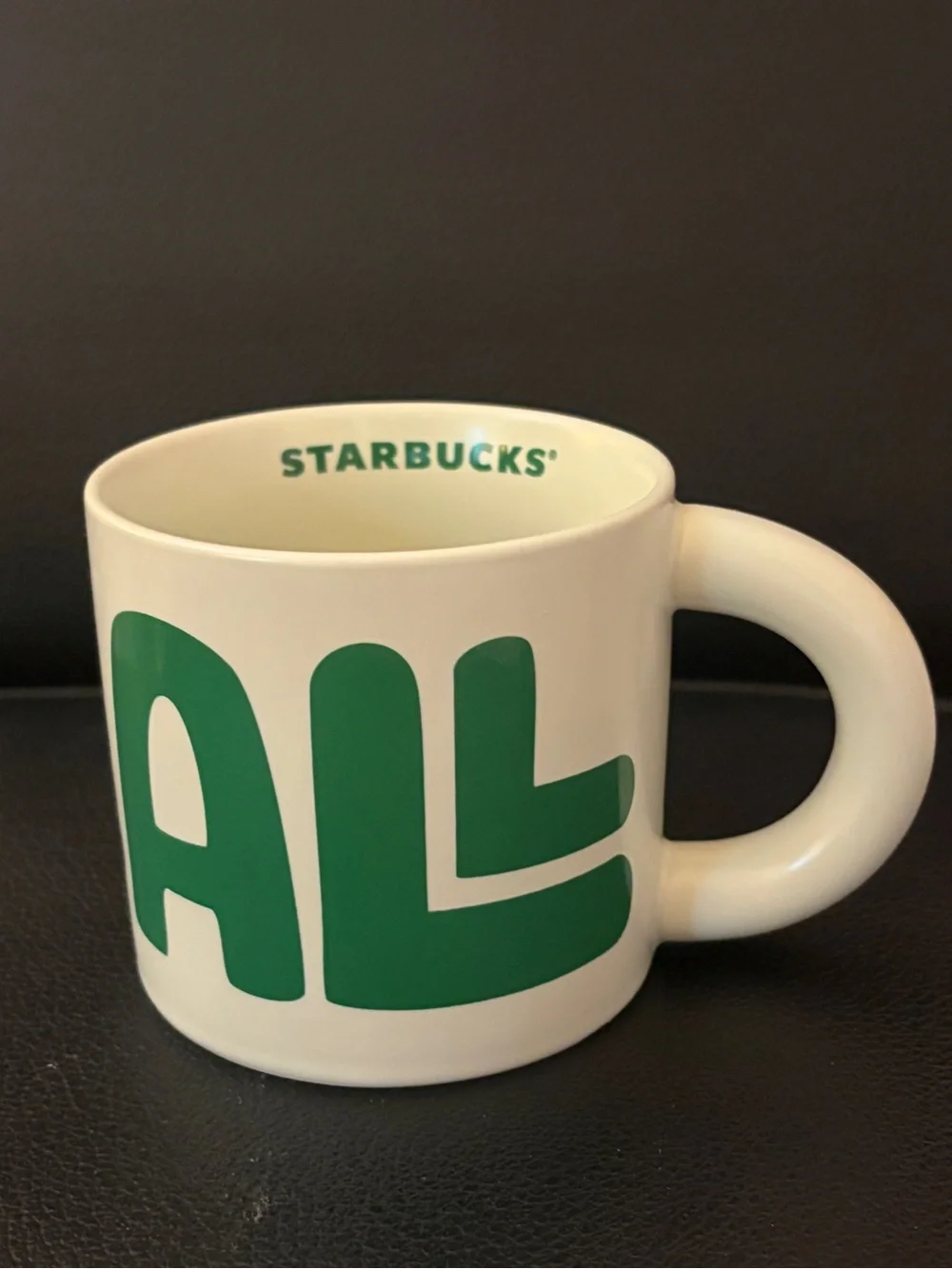 NWT STARBUCKS KITCHEN Coffee for All Winter 2026 12oz 355mL Ceramic Mug White